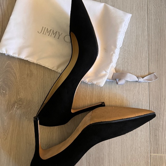 Jimmy Choo Romy 85mm Black Suede Pumps – Size 9 - Picture 8 of 9
